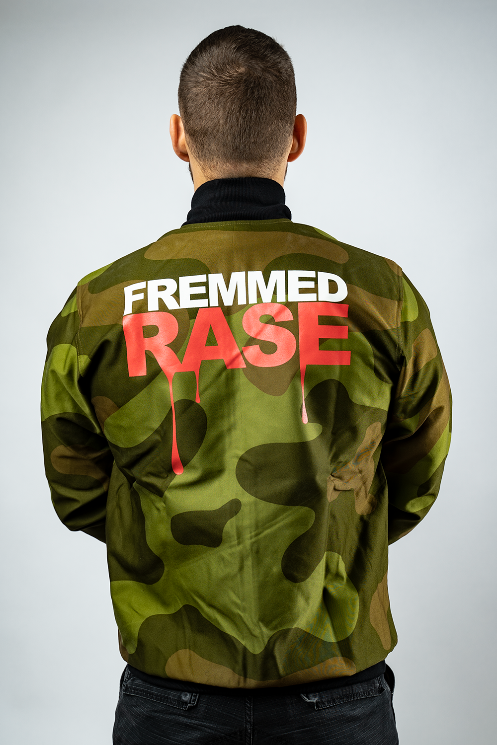 Fremmed Rase LIMITED kamuflasje collegejakke - Bilde 4
